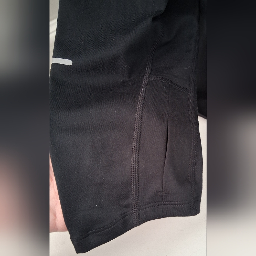 Nike Running Black Dri-Fit Long Sleeve W/ Business Logo On Arm Sz XXL NWT - Picture 5 of 11
